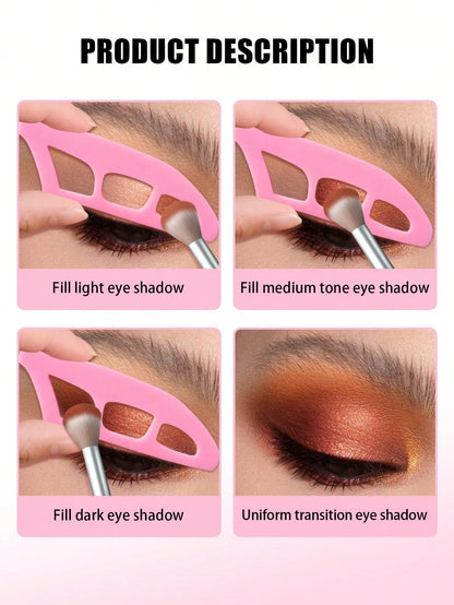 6/3/2/1pc Eye Makeup Auxiliary Tool, Eye Shadow Seal Template,Eye Shadow Assistant,Eye Shadow Tools And Makeup Brushes, 1pc Eye Shadow Brushes,Eye Makeup Tools,Beauty Tool, Novice Eye Makeup Assistant