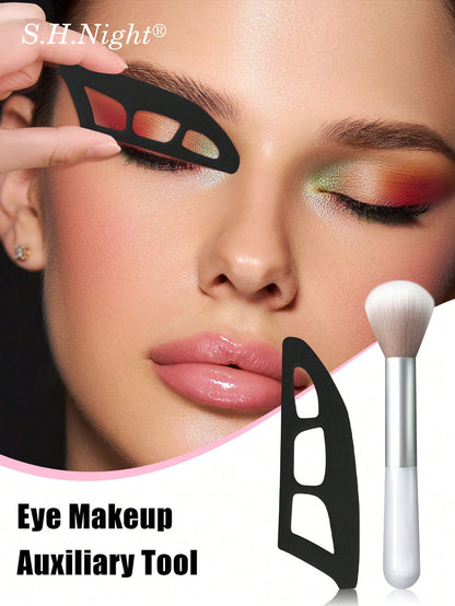 6/3/2/1pc Eye Makeup Auxiliary Tool, Eye Shadow Seal Template,Eye Shadow Assistant,Eye Shadow Tools And Makeup Brushes, 1pc Eye Shadow Brushes,Eye Makeup Tools,Beauty Tool, Novice Eye Makeup Assistant