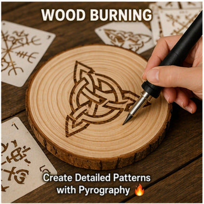 60 Pcs Runes Stencils For Painting, Nordic Viking Celtic Tree Of Life Nature Pattern, For Wood Burning, DIY Art Crafts, Canvas, Wall, Fabric And Rock Decoration