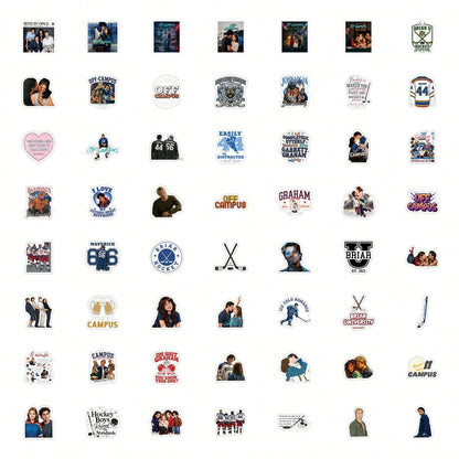 60Pcs Off Campus Stickers- Perfect For Decorating Your Perfect For Journals, Scrapbooks, And Party Supplies, Water Bottles, Computer, Car, Luggage, For Handmade Card Decoration Laptop Tablet Sticker