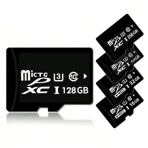 64GB/128GB/256GB High-Speed TF Memory Card, Suitable For Dashcam, Security Camera, Smartphone, Camera- Durable And Reliable Multi-Device Storage