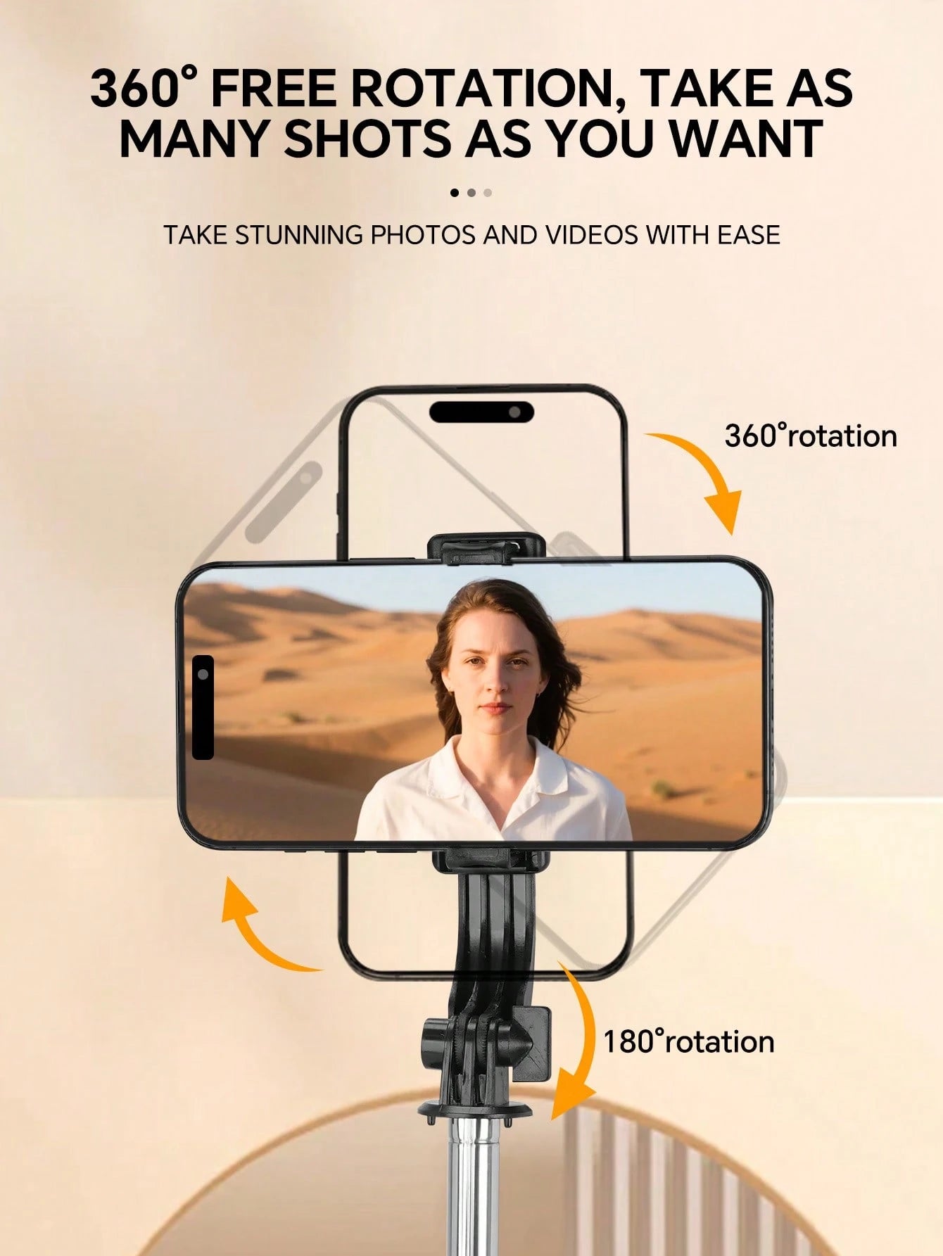 68 Inch Retractable Selfie Stick Professional Floor Tripod For Live Streaming, With Wireless Remote, 360° Rotation, Stable Anti-Shake Design. Ideal For Travel Vlogs & Outdoor Live Streaming. Compatib