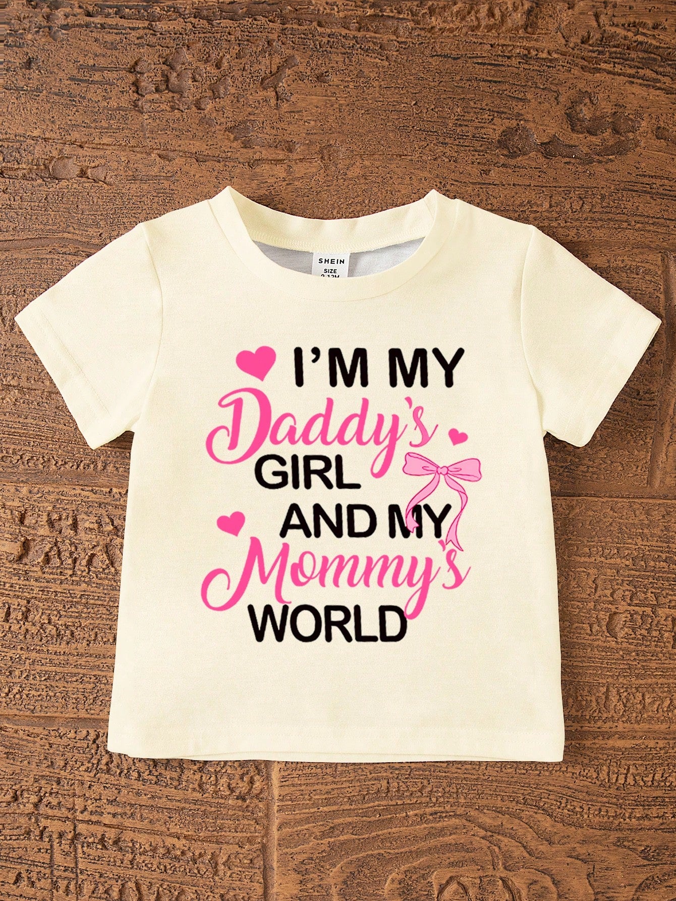 6pcs Baby Girl Sweet Cute Smiling Face, Letter, Dopamine Print Tie-Dye Color Casual Summer Outfit Set