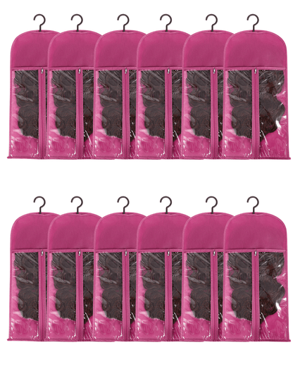 6pcs Wig Bag, Wig Storage Bag, Wig Holder, Multi Wig Organizer Rack, Wig Hanger, Wig Styling Tool