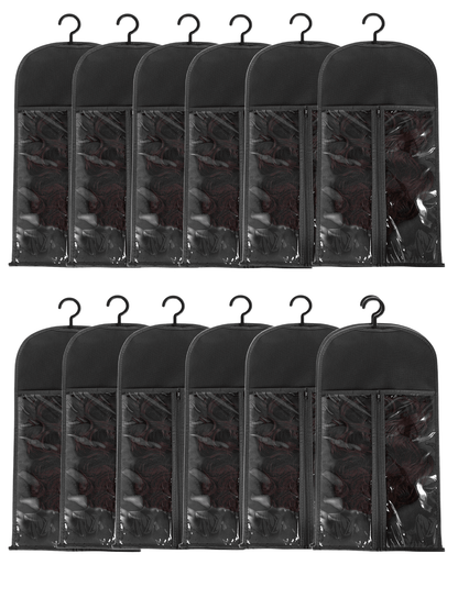 6pcs Wig Bag, Wig Storage Bag, Wig Holder, Multi Wig Organizer Rack, Wig Hanger, Wig Styling Tool
