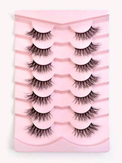 7 Pairs 15mm Cat Eye False Eyelashes