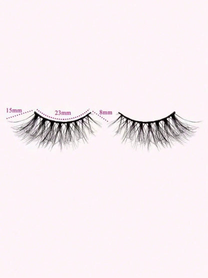 7 Pairs 15mm Cat Eye False Eyelashes