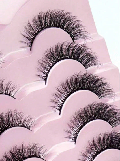 7 Pairs 15mm Cat Eye False Eyelashes
