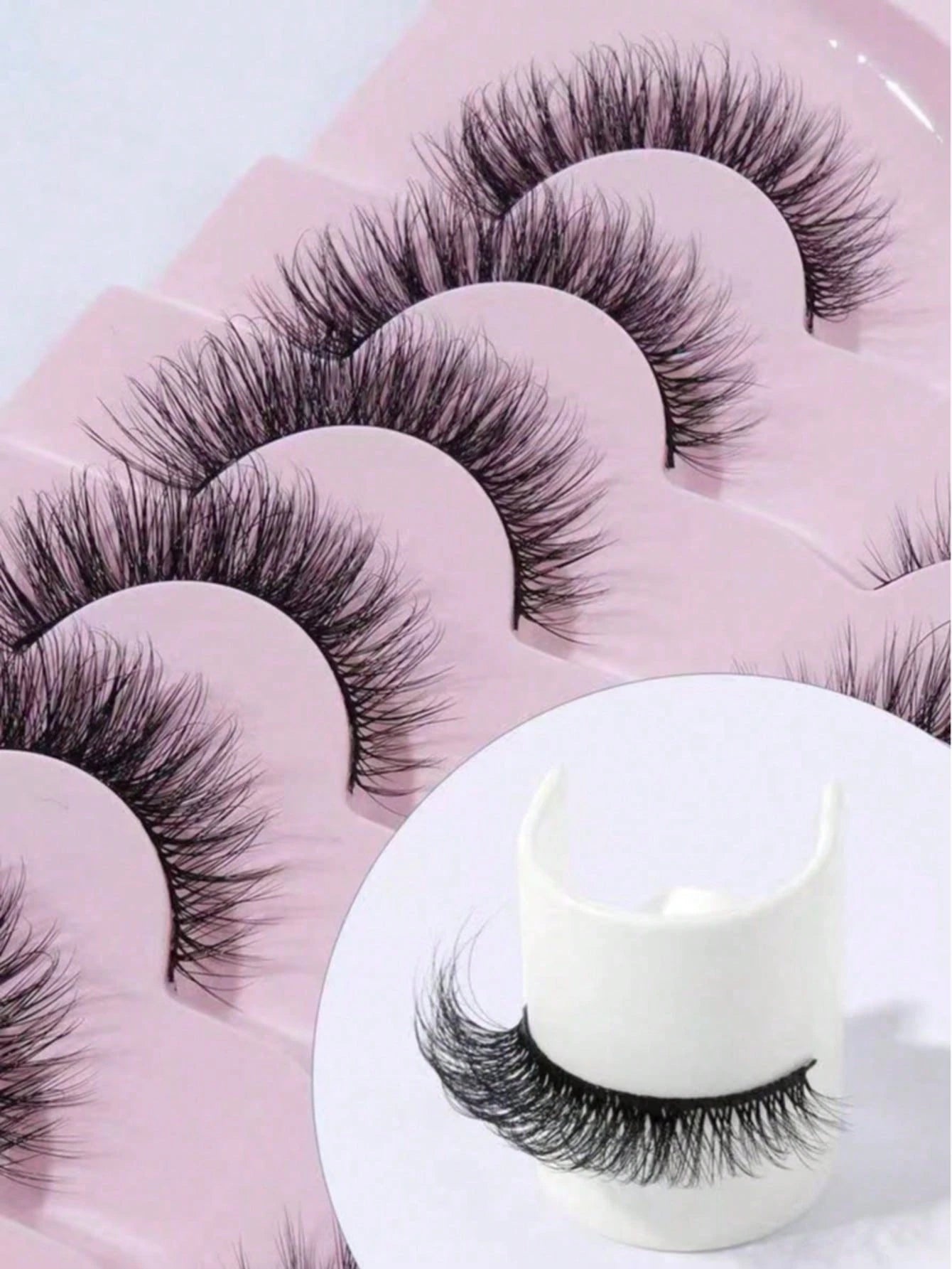 7 Pairs 15mm Cat Eye False Eyelashes