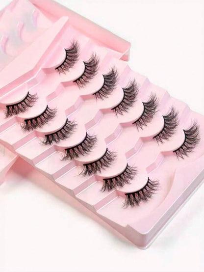 7 Pairs 15mm Cat Eye False Eyelashes
