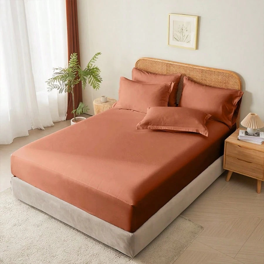 7pieces(Full/Queen/King)Lightweight Solid Comforter Set For All Seasons, Twin(5 Pieces), Soft & Comfortable Bed In A Bag Set For Student/Friends/Colleage, Boho Pintuck Bedding Comforter Sets, A Cloud