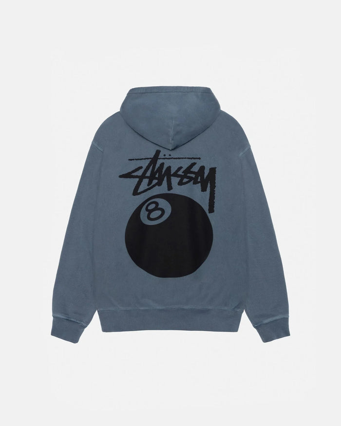 8 BALL HOODIE PIGMENT DYED - Four Street