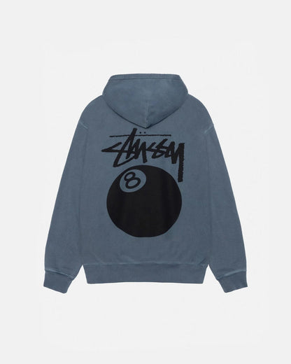 8 BALL HOODIE PIGMENT DYED - Four Street