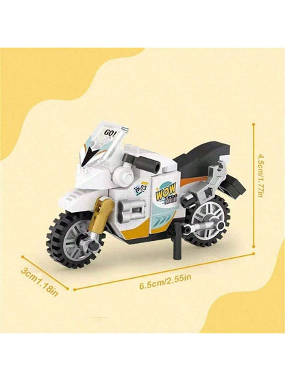 8-In-1 1600+ Piece Challenging Car Building Block Set, Including Race Cars, Sports Cars, Off-Road Vehicles, Police Cars, Etc. Classic Designs For Desktop Display, Window Decorations, Holiday & Back-To