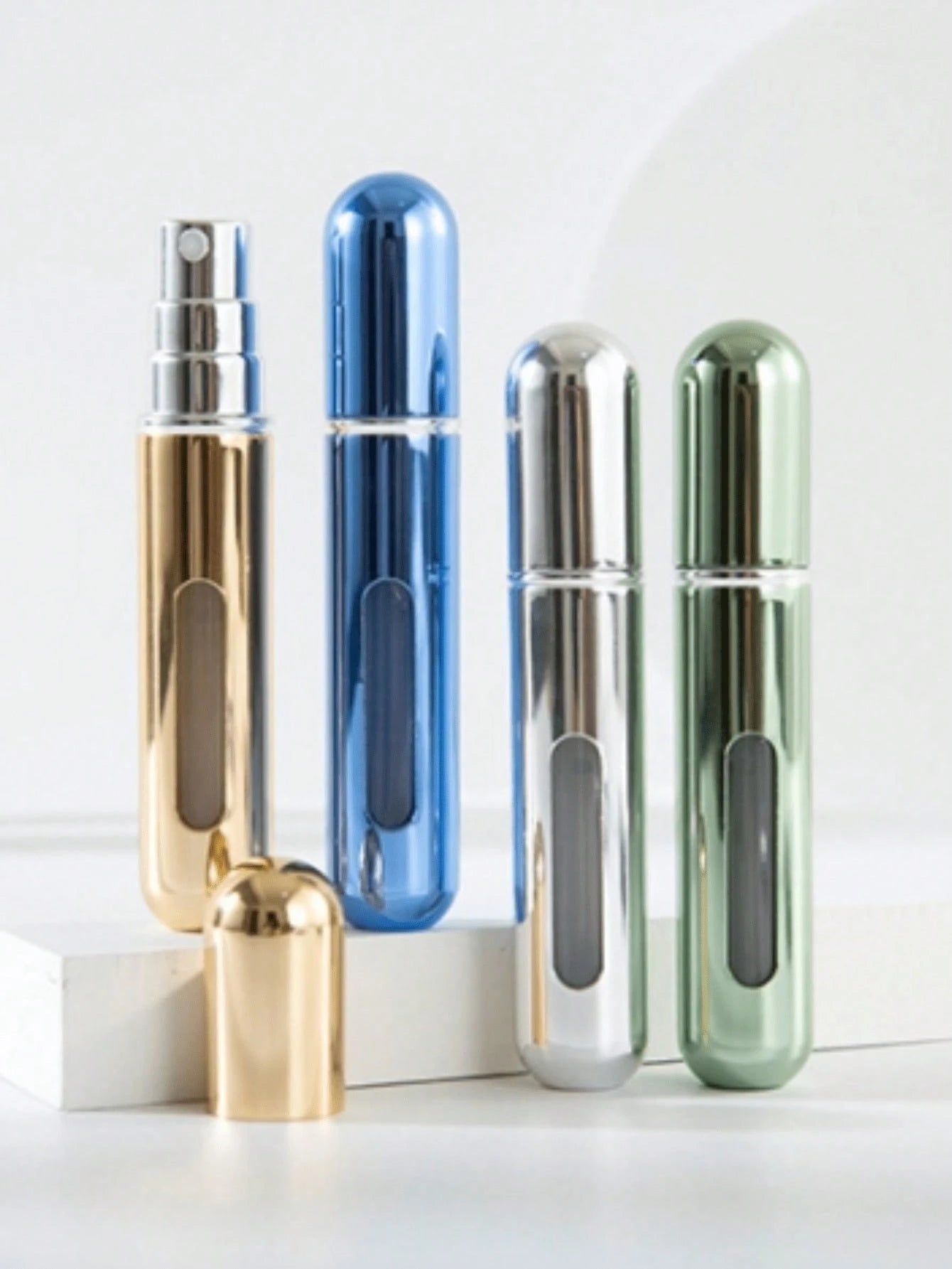 8ml Bottom Fill Perfume Spray Bottle, 4/3/2/1pc