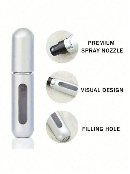 8ml Bottom Fill Perfume Spray Bottle, 4/3/2/1pc
