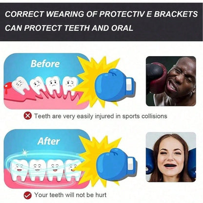 8pcs/4pcs/1pc Sports Mouth Guard With Storage Box, Boxing And Combat Mouth Guard, Wrestling Mouth Guard, Mouth Guard Also Suitable For Various Ball Sports