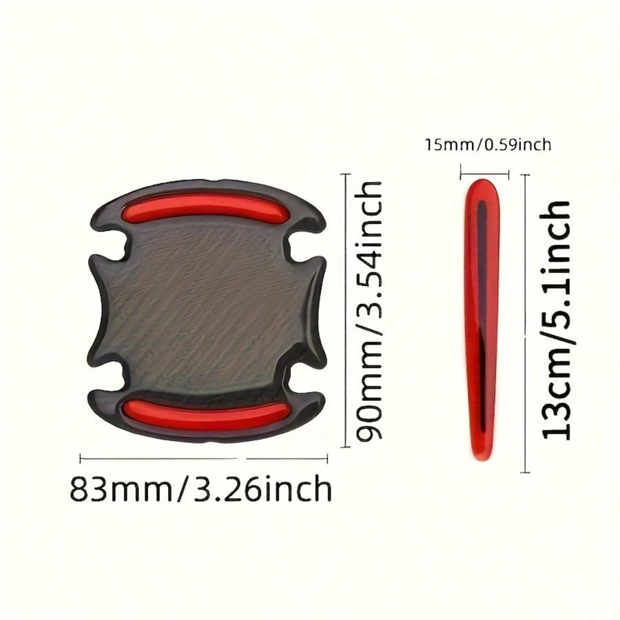 8pcs Door Handle Protective Film, Car Handle Reflective Strip, Door Handle Protective Sticker, Door Handle Tape, Spray Paint, Anti-Scratch Tape