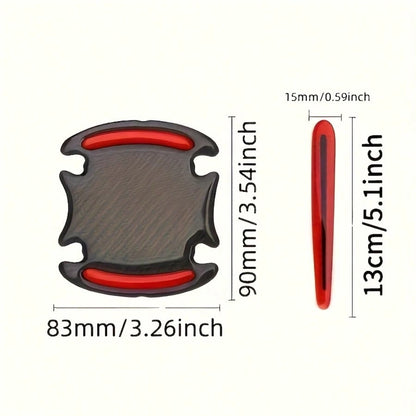 8pcs Door Handle Protective Film, Car Handle Reflective Strip, Door Handle Protective Sticker, Door Handle Tape, Spray Paint, Anti-Scratch Tape