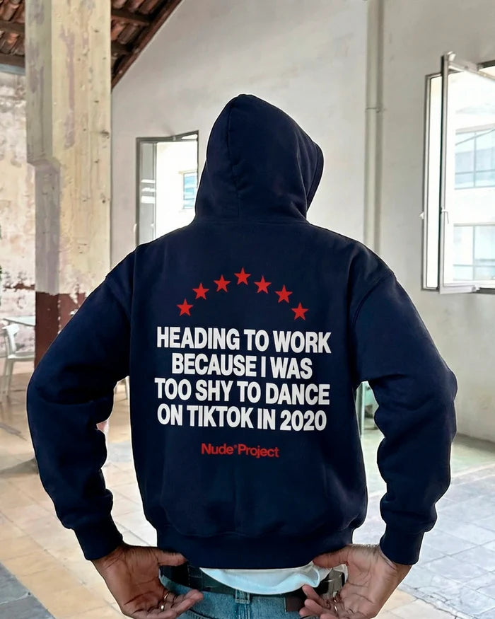 9-5 Hoodie Navy