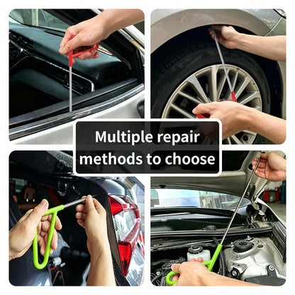 9-Piece Stainless Steel Paintless Dent Repair Tool Set-Ideal For DIY Minor Dent Repair And Professional Auto Repair Shops