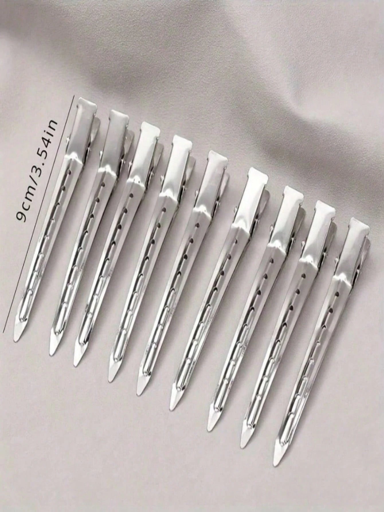 9cm 1/20/40/50/60/100pcs Fluffy Root Clips, Professional Metal Hair Clips, Hair Clips, DIY Tools, Hair Accessories, Hair Styling Tools