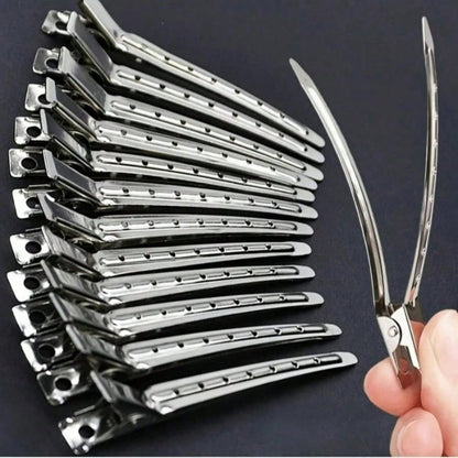 9cm 1/20/40/50/60/100pcs Fluffy Root Clips, Professional Metal Hair Clips, Hair Clips, DIY Tools, Hair Accessories, Hair Styling Tools