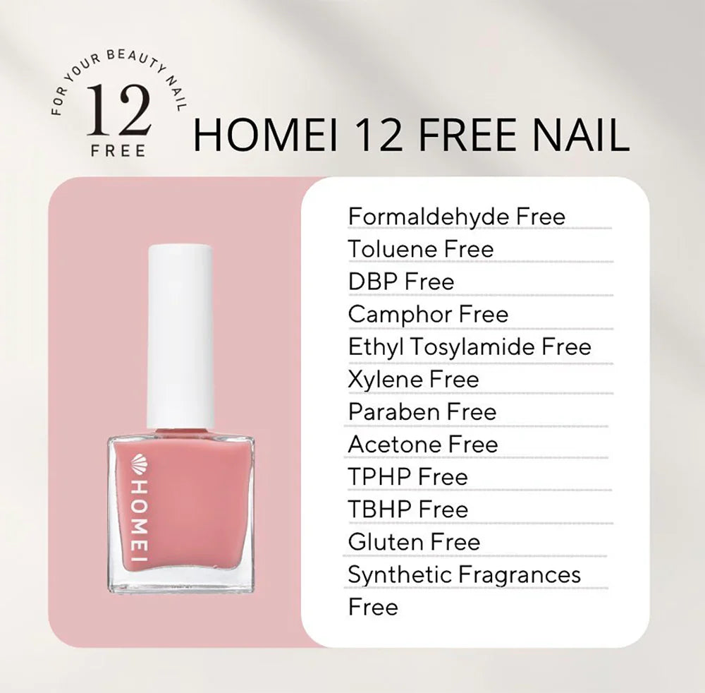 HOMEI 12 Free Nail Hardener Semi Matte
