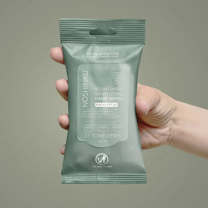 Noshinku Eucalyptus Nourishing Sanitizing Hand Wipes