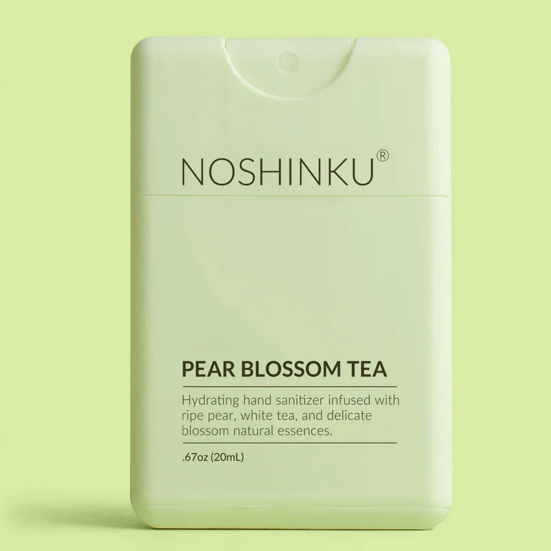 Noshinku Refillable Pear Blossom Tea Hydrating Pocket Hand Sanitizer