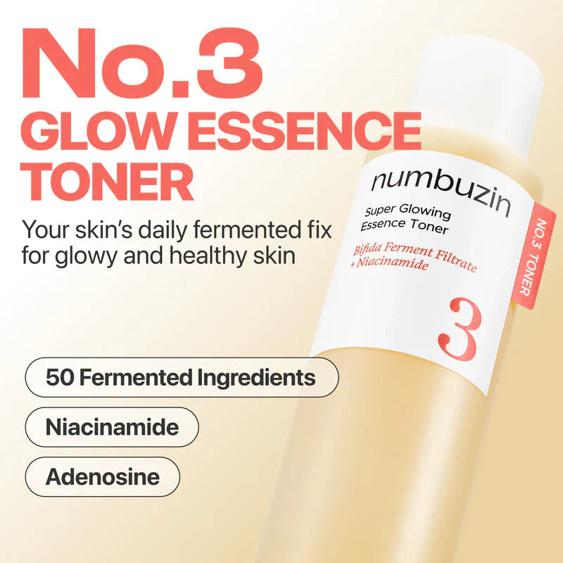 Numbuzin No.3 Super Glowing Essence Toner