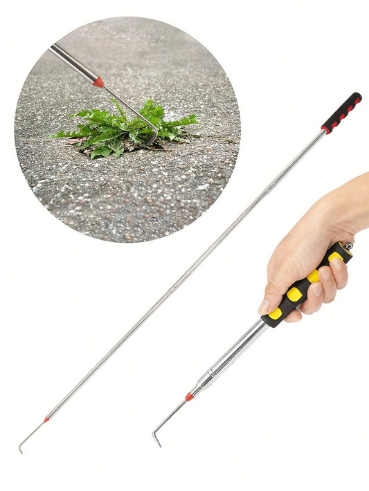 A Versatile, Space-Saving Gardening Tool That Allows You To Clean Crevices On The Ground Without Bending Over, Easily Removing Moss And Weeds Between Stones And Bricks