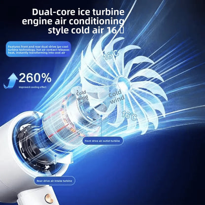 [Adjustable USB Personal Mini Fan] Rechargeable Handheld Turbo Fan- 100 Adjustable Speeds, Portable Fan Perfect For Beach, Indoor And Outdoor