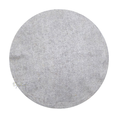 Afghani Hat Light Gray Stretchable Faux Wool Pakol Mujahidin Soft Traditional-style Kufi