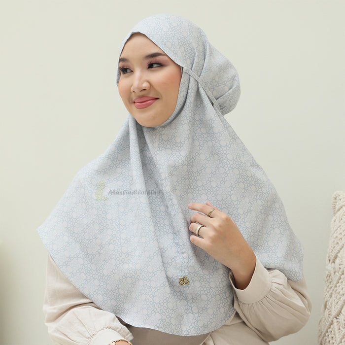 Aisyah Scarves® Bergo Poppy Light Blue