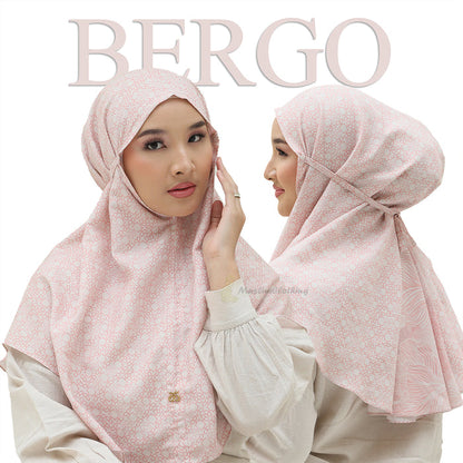 Aisyah Scarves® Bergo Poppy Light Pink
