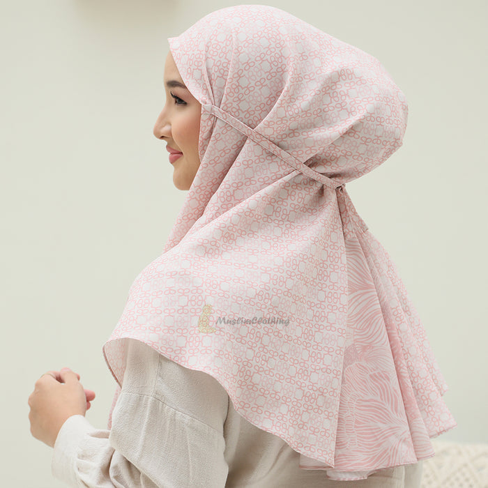 Aisyah Scarves® Bergo Poppy Light Pink