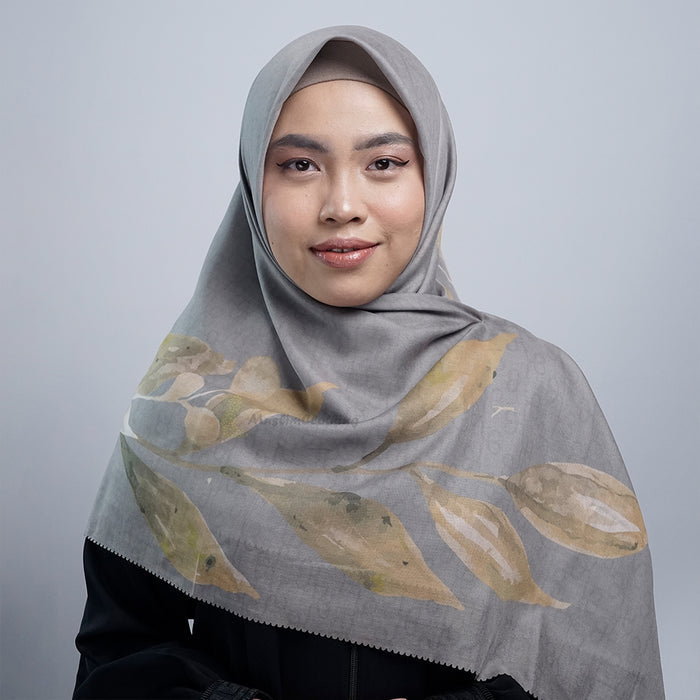 Aisyah Scarves® Coffee Aranya Series Ultrafine Voal Scarf Hijab