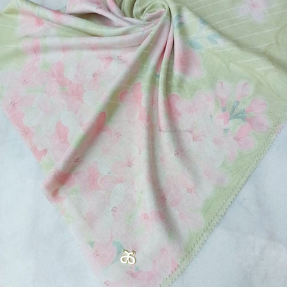 Aisyah Scarves® Green Nuruu Series Ultrafine Voal Scarf Hijab