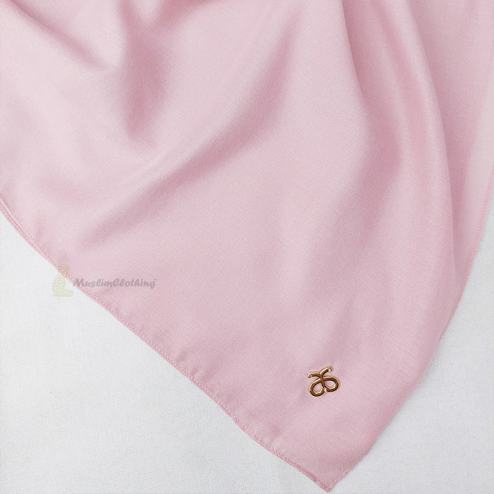 Aisyah Scarves® Pink Basic Series Titanium Voal Scarf Hijab