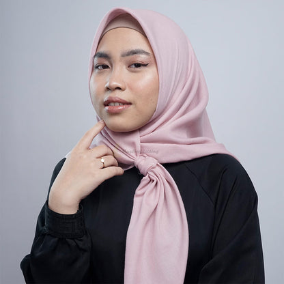 Aisyah Scarves® Pink Basic Series Titanium Voal Scarf Hijab