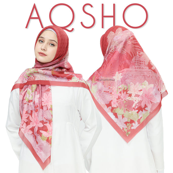 Aisyah Scarves® Scarlet Aqsho Series Scarf Hijab