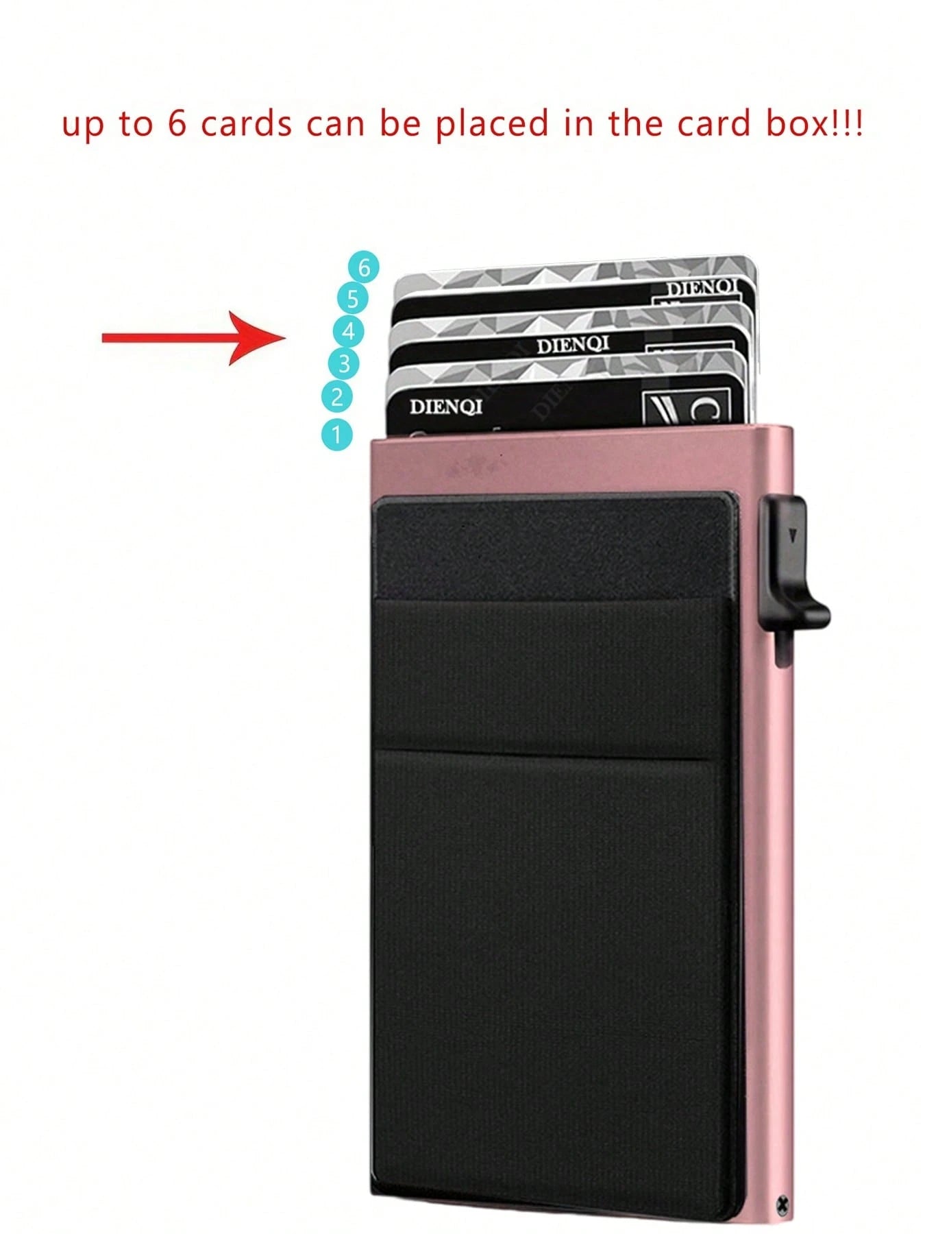 Aluminum Alloy Anti-Theft Bank Card Holder Wallet Mini Wallet For Men And Women Birthday/Valentine's Day/Father's Day Gift Travel Back To School For Women Wallet Purse Wallet RFID Wallet Card Wallet W