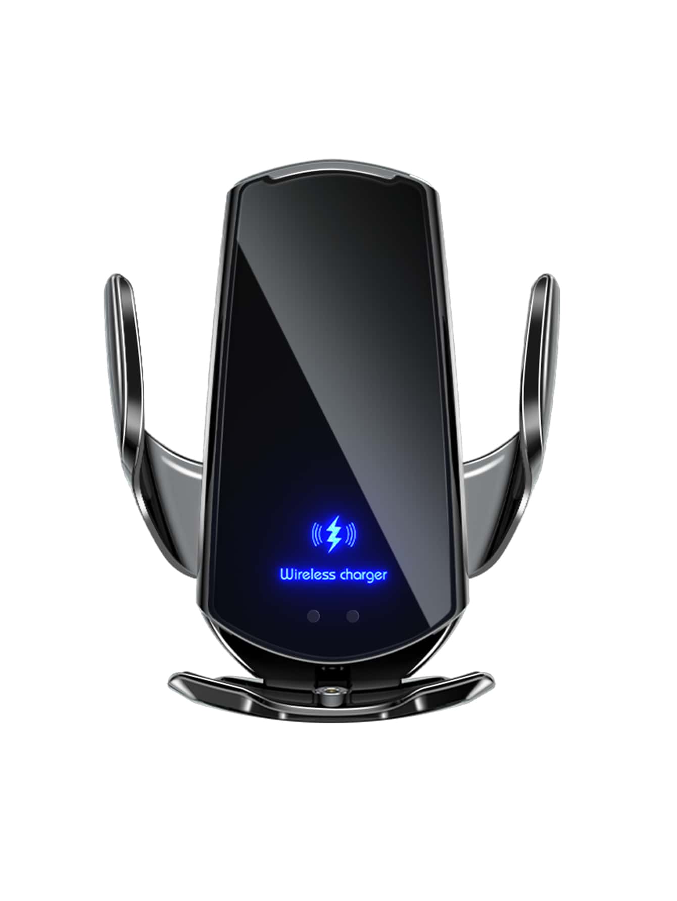 AmSengo 15W Qi Automatic Induction Wireless Car Charger Suitable For Wireless Charging Enabled Smartphones, Compatible With IPhone 16/15/14/13/12/11, Galaxy Series, Phone Holder, Back Induction Unlock