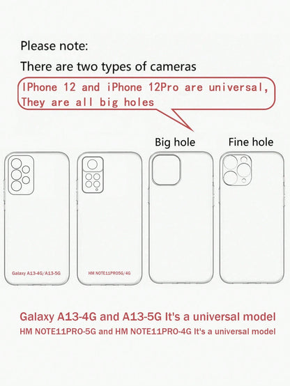 Android Flower Cartoon Cat Painted Fashion Minimalist Transparent Thick Anti-Drop Phone Protective Case Compatible With GalaxyS26 S25/S25PLUS/S25 Ultra/A16/A36/A26/A56/A50/A12/A32/A52/A72/A51/A21S/A13