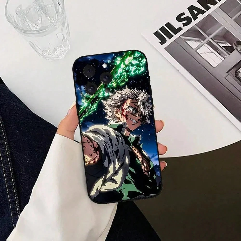 Anime Sanemi Phone Case Soft TPU Skin-Friendly For IPhone 17/16/15/14/13/12/11 Series: PRO, MAX, PLUS,Mini