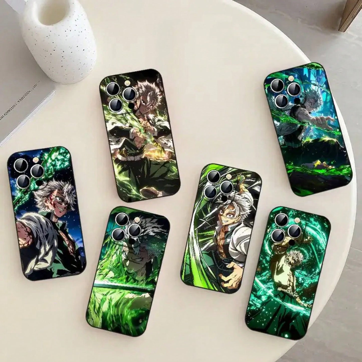 Anime Sanemi Phone Case Soft TPU Skin-Friendly For IPhone 17/16/15/14/13/12/11 Series: PRO, MAX, PLUS,Mini