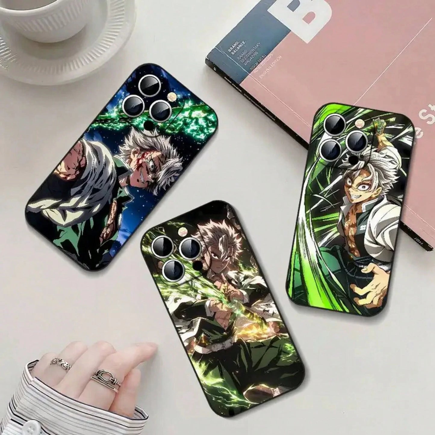 Anime Sanemi Phone Case Soft TPU Skin-Friendly For IPhone 17/16/15/14/13/12/11 Series: PRO, MAX, PLUS,Mini