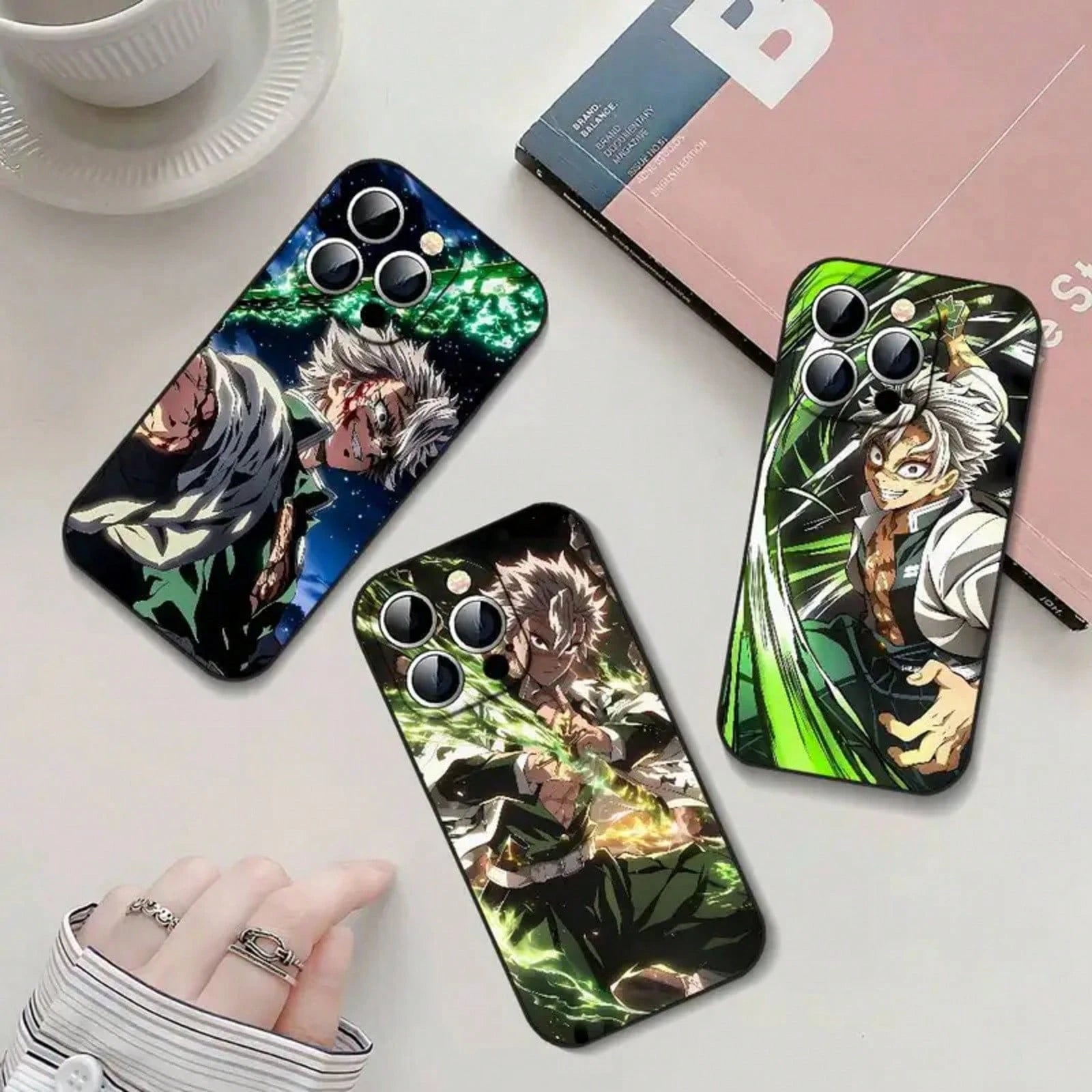 Anime Sanemi Phone Case Soft TPU Skin-Friendly For IPhone 17/16/15/14/13/12/11 Series: PRO, MAX, PLUS,Mini