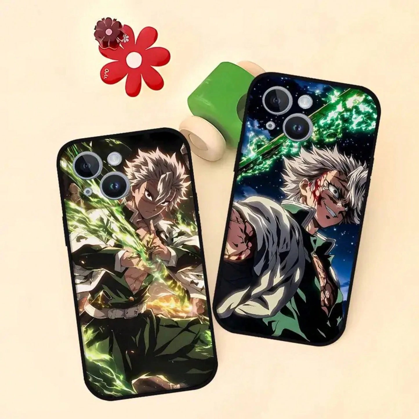 Anime Sanemi Phone Case Soft TPU Skin-Friendly For IPhone 17/16/15/14/13/12/11 Series: PRO, MAX, PLUS,Mini